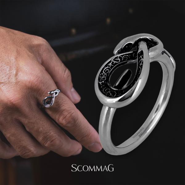 クラシックスネークリング【ステンレス リング メンズ レディース SCOMMAG エスカマジー】送料...