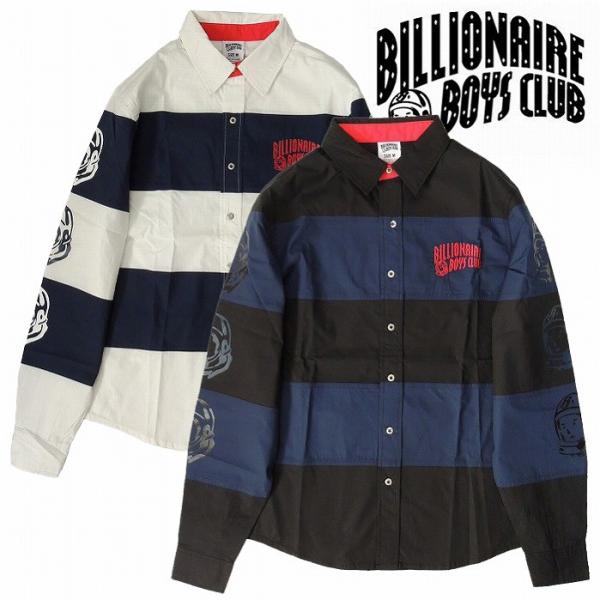 20%OFF BillionaireBoysClub ビリオネアボーイズクラブ 長袖シャツ ボーダー...