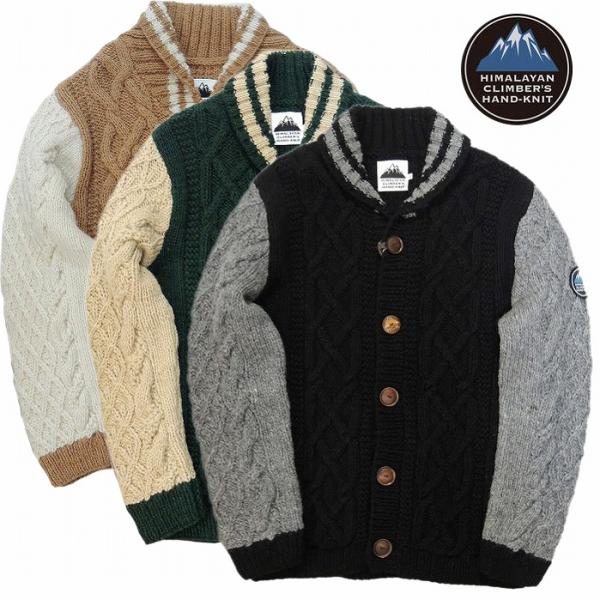 HIMALAYAN CLIMBER'S HAND-KNIT ヒマラヤン セーター ニット ハンドメイ...