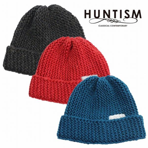 HUNTISM ハンティズム ビーニー ニット帽 あぜ編み Wool Watch
