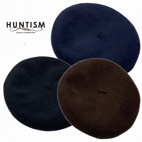 HUNTISM ハンティズム ベレー ウール 帽子 Rib Beret