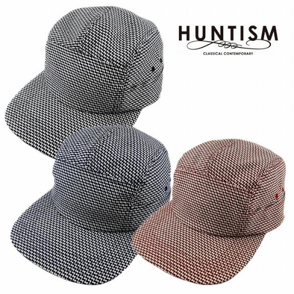 HUNTISM ハンティズム キャップ シェブロンストライプ 帽子 Chevron Camp Cap