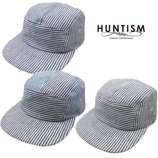 HUNTISM ハンティズム キャンプキャップ ストライプ 帽子 VT Umpire Cap