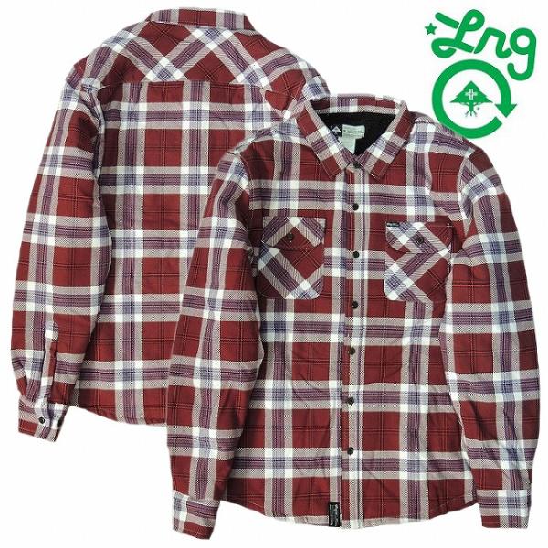 20％OFF LRG エルアールジー シャツジャケット チェック ボア FACTION SHERPA...