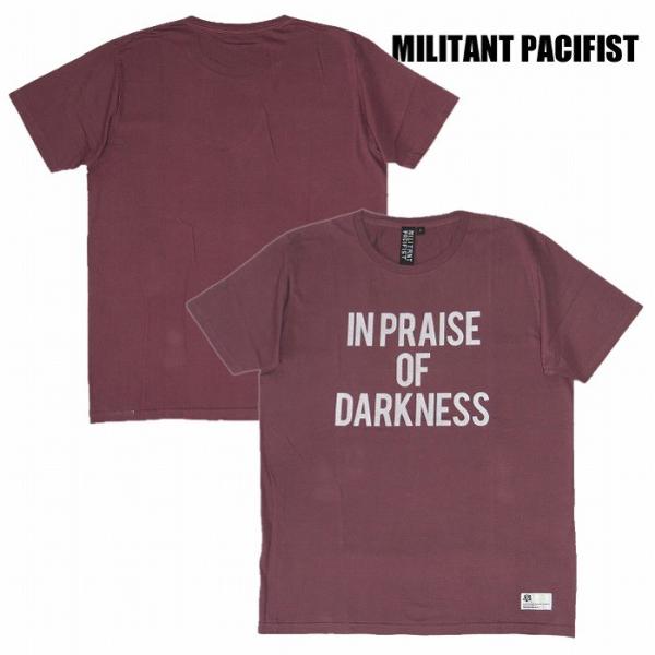 半額セール MILITANT PACIFIST ミリタントパシフィスト Tシャツ 半袖 プリントIN...