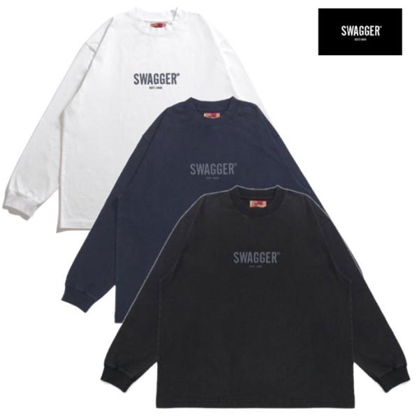 SWAGGER スワッガー 長袖Tシャツ ロンTEE プリント 3D LOGO LT-SHIRT