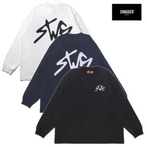 【タグ付き新品】SWAGGER スワッガー ロンT ボーダー 長袖Tシャツ M タグ付き新品】SWAGGER スワッガー ロンT ボーダー 長袖Tシャツ