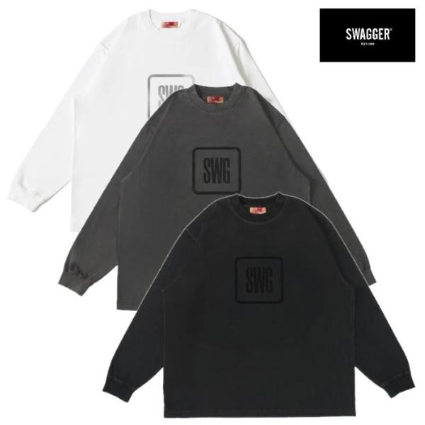 SWAGGER スワッガー 長袖Tシャツ ロンTEE プリント Front Box Logo LS ...