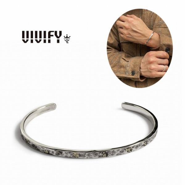 VIVIFY ビビファイ バングル ブレスレット シルバー Back Hallmarks Bangl...