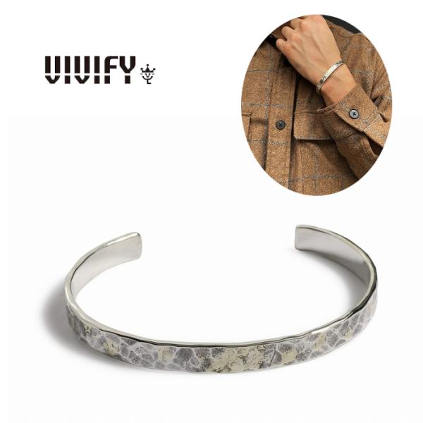 VIVIFY ビビファイ バングル ブレスレット シルバー Back Hallmarks Bangl...