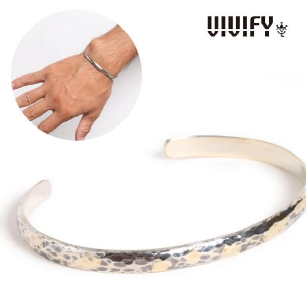 VIVIFY ビビファイ バングル シルバー Back Hallmarks Bangle/Hamme...