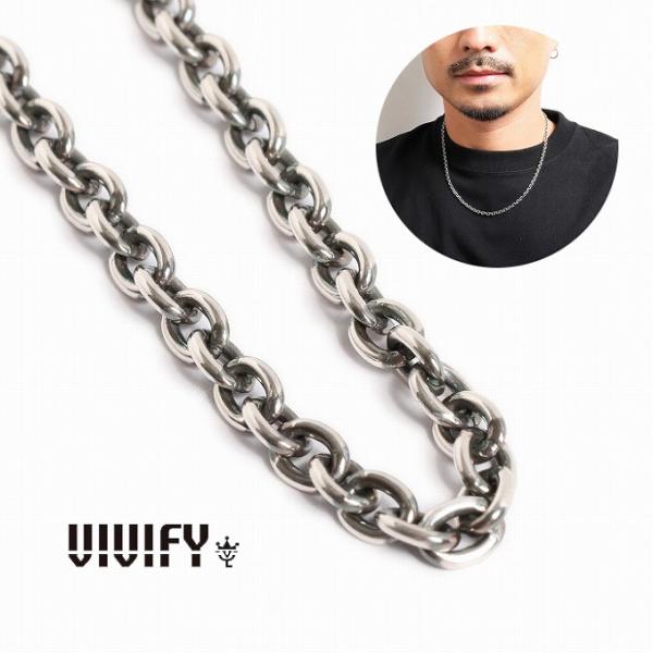 VIVIFY ビビファイ ネックレス シルバー アズキチェーン Chain 3.4 x 50cm