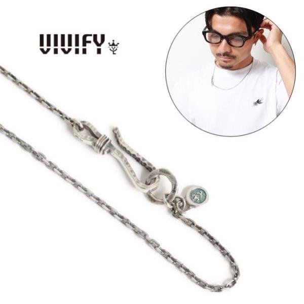 VIVIFY ビビファイ ネックレス シルバー アズキチェーン Hallmarks Clasp Ch...