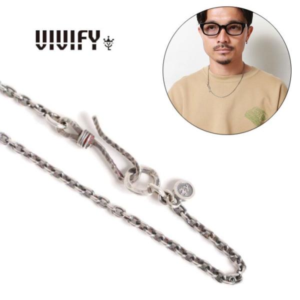 VIVIFY ビビファイ ネックレス シルバー アズキチェーン Hallmarks Clasp Ch...