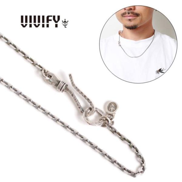 VIVIFY ビビファイ ネックレス シルバー アズキチェーン Hallmarks Clasp Ch...