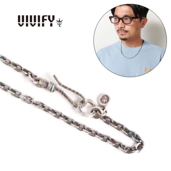 VIVIFY ビビファイ ネックレス シルバー アズキチェーン Hallmarks Clasp Ch...