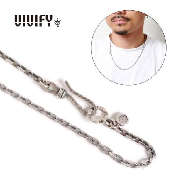 VIVIFY ビビファイ ネックレス シルバー アズキチェーン Hallmarks Clasp Ch...