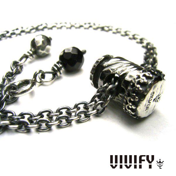 VIVIFY ビビファイ ネックレス シルバー Decorate Cord Stoper Chain...