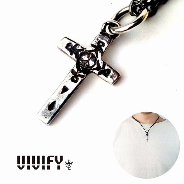 VIVIFY ビビファイ 十字架　ネックレス　シルバー Small Cross Necklace/人...