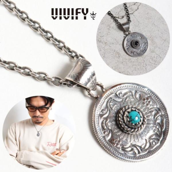 VIVIFY ビビファイ ネックレス コイン Phoenix 50 Sen Coin with St...