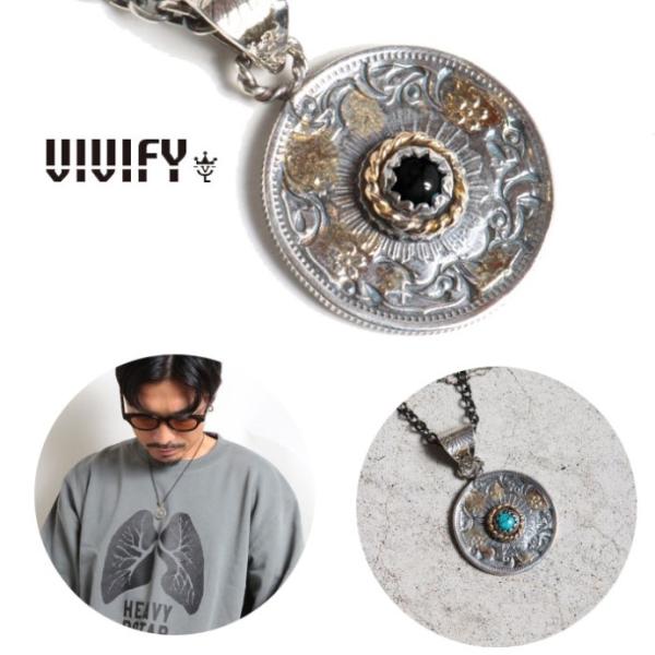 VIVIFY ビビファイ ネックレス コイン Phoenix 50 Sen Coin with St...