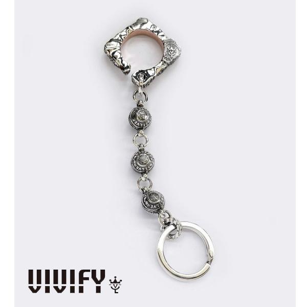 VIVIFY ビビファイ チェーン シルバー VIVIFY COIN BALL KEYCHAIN