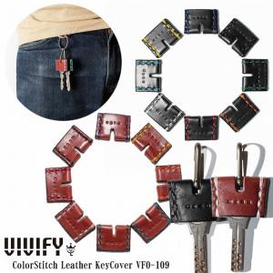 VIVIFY ビビファイ キーカバー レザー 革 ColorStitch Leather KeyCover｜bless-web