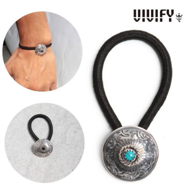 VIVIFY ビビファイ シルバー ブレスレット コンチョ 髪留め Phoenix 50 Sen C...