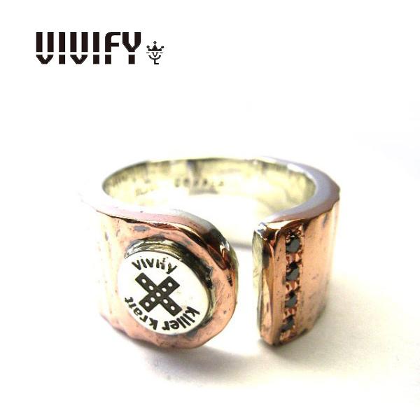 VIVIFY ビビファイ リング シルバー 2tone Ring(copper,broad)