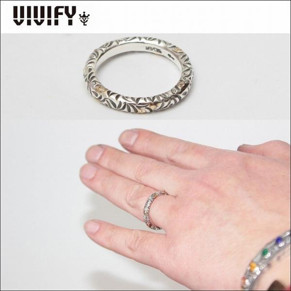VIVIFY ビビファイ リング 指輪 シルバーFull Arabesque Ring　w/gold...
