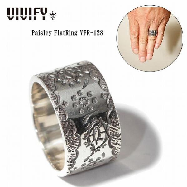VIVIFY ビビファイ リング シルバー Paisley FlatRing