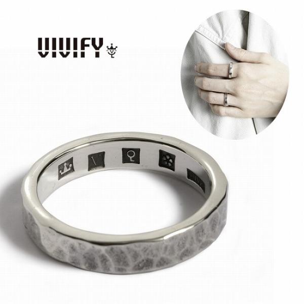 VIVIFY ビビファイ シルバー 指輪 リング Back Hallmarks Ring/Hamme...
