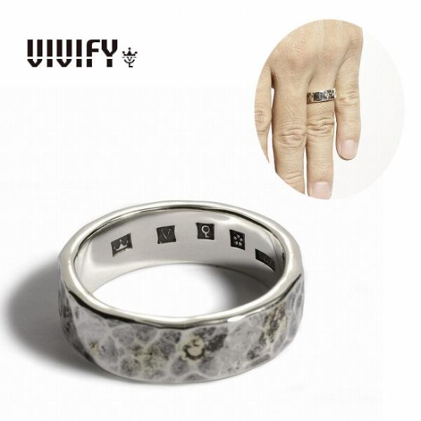 VIVIFY ビビファイ シルバー 指輪 リング Back Hallmarks Ring/Hamme...
