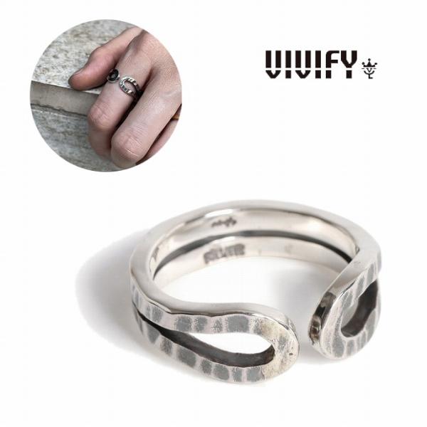 VIVIFY ビビファイ リング 指輪 シルバー Loopin’ Ring/ Hammered fi...