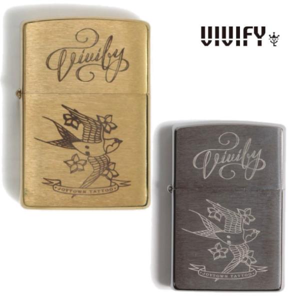 VIVIFY ビビファイ JOYTOWN TATTOO STUDIO オイルライター ジッポ Swa...