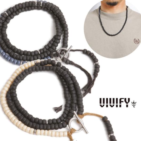 VIVIFY ビビファイ VIVIFY LIGHT ネックレス グラスビーズ Bicolor Gla...