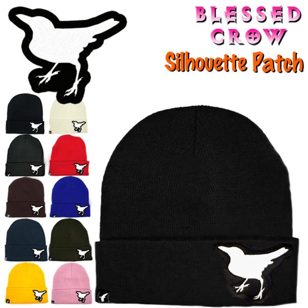 BlessedCrow Silhouette Patch ビーニー ミディアム ニット帽 メンズ レ...