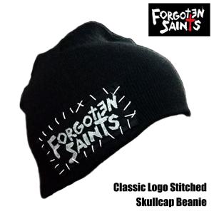 有名ミュージシャン多数愛用 FORGOTTEN SAINTS CLASSIC LOGO STITCHED SKULLCAP ビーニー｜blessedcrow