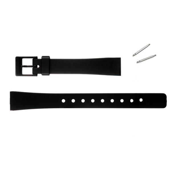 カシオ純正バンド LQ-142専用ベルトウレタン樹脂バンド+バネ棒付 ブラック（10088279_0...