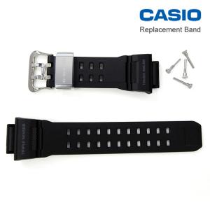 G-SHOCK 純正ベルト GW-9400-1専用バンド ウレタン樹脂 ブラック （シルバー尾錠 ）+取付用ネジset　(10455201_029-10455202/4） ネコポス配送