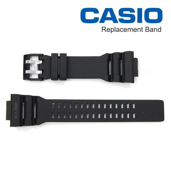 カシオ Ｇショック 純正ベルト GBX-100NS-1JF専用バンド ウレタン 樹脂 ブラック G-...