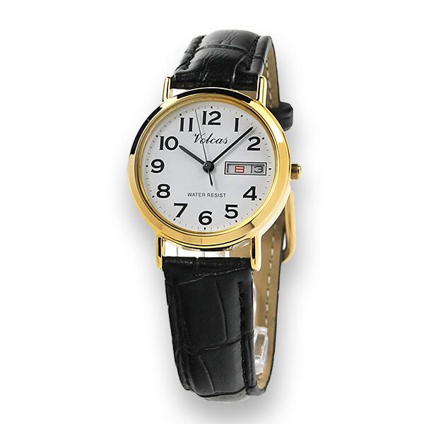 腕時計 レディース 安い かわいい Q&amp;Q シチズン 革ベルト  ウォッチ 203v114 見やすい...