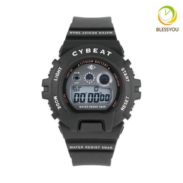 レディース キッズ 腕時計 デジタル 手軽 安い 樹脂バンド 5気圧防水 カジュアル サイビート サ...