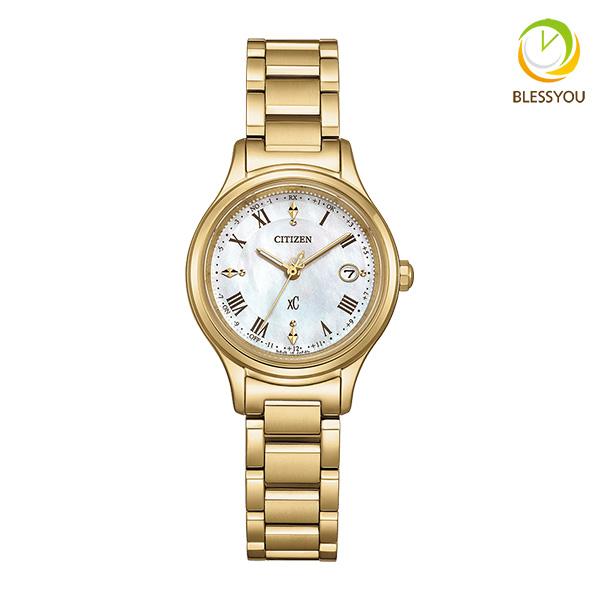 【クロス付】 クロスシー エコドライブ 電波時計 CITIZEN XC シチズン ソーラー電波 腕時...