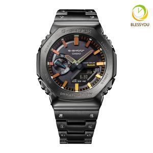 G-SHOCK BASIC メンズ casio g shock gショック メタルケース クロノ