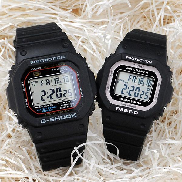 ペアウォッチ gショック g-shock 電波ソーラー baby-g ベビーg ジーショック デジタ...