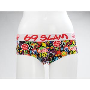 ショーツ パンツ インナー 「FREEDOM BAGE」 MICROFIBER BOXER 69slam GYXFDB-PO  レディース プレゼント｜blessyou