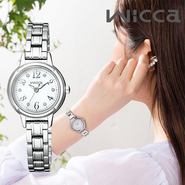 電池交換不要 ソーラー腕時計 シチズン ウイッカ KH9-914-15 エコ・ドライブ光発電 CIT...