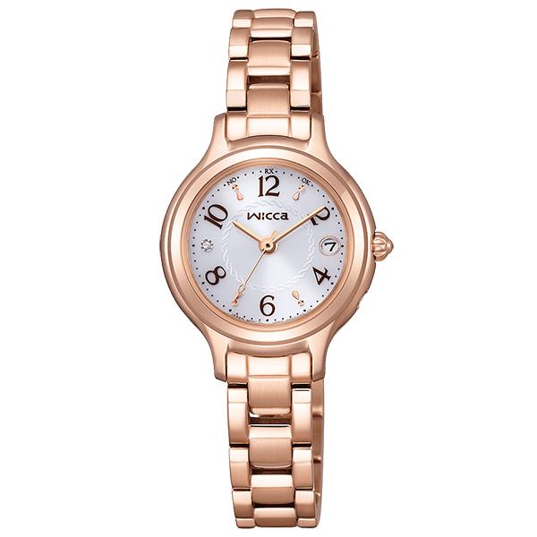 就職 入学 祝い CITIZEN wicca KS1-961-11 シチズン ソーラー電波 腕時計 ...