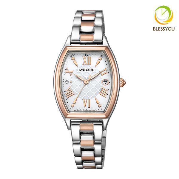 レディース 腕時計 シチズン ウィッカ ソーラー電波 KS4-031-11 42.0 2025年10...